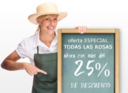 Cupones Descuento para enviar Rosas en Internet