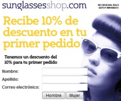 Cupones Sun Glasses shop