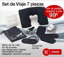 Cupones Descuento Set de viaje