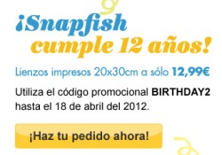 Cupones Descuento Snapfish