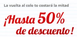 Cupones Descuento Vuelta al Cole