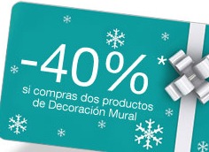 Cupones Descuento murales de Navidad
