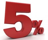 casadellibro 5 por ciento